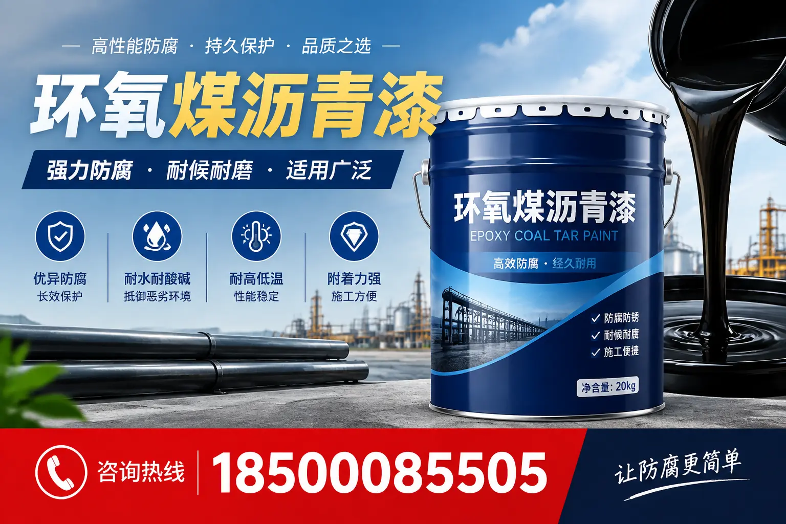 环氧煤沥青漆在不同气候条件下的表现分析，兰州适用性