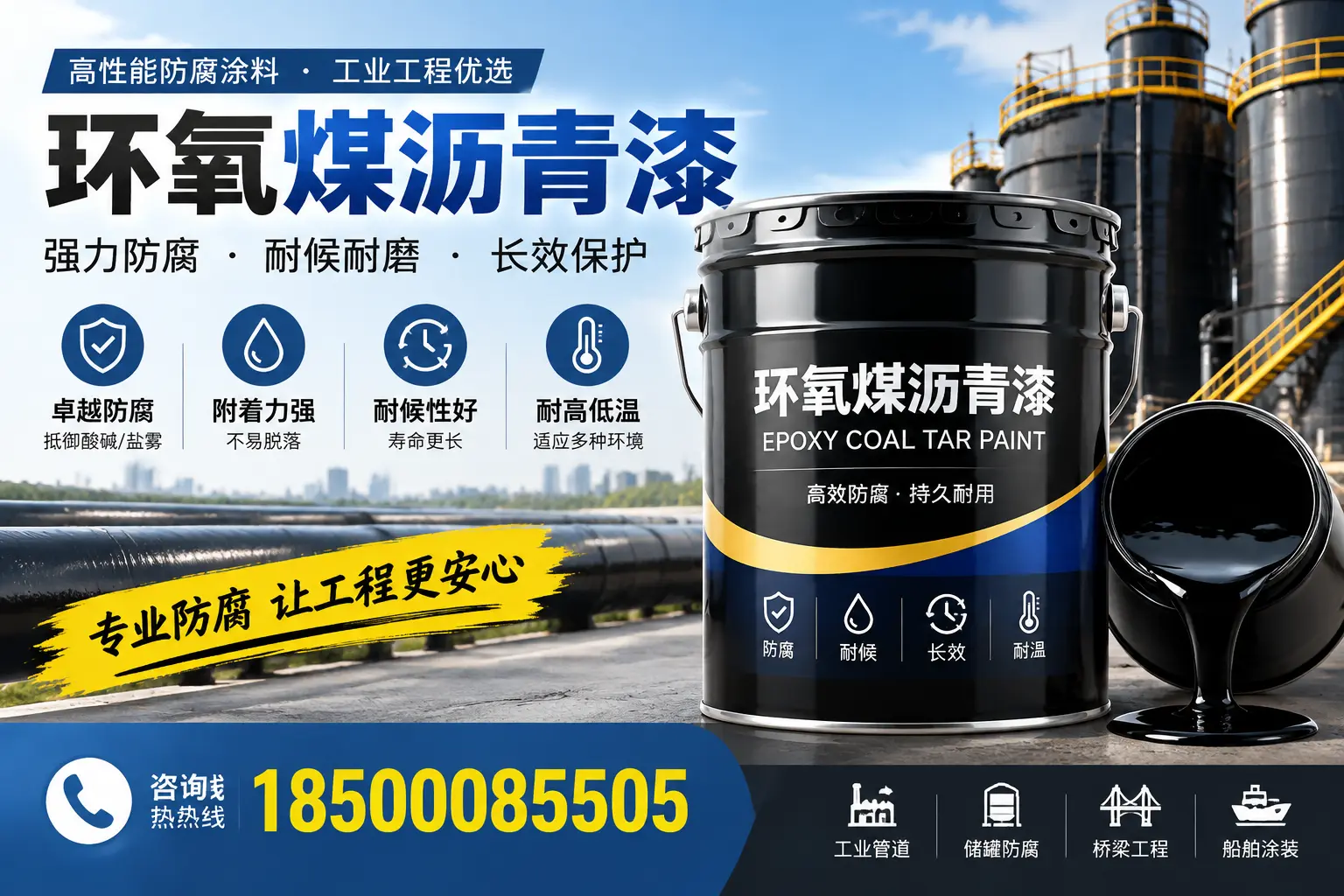 环氧煤沥青漆的施工方法与注意事项，确保在兰州顺利完成